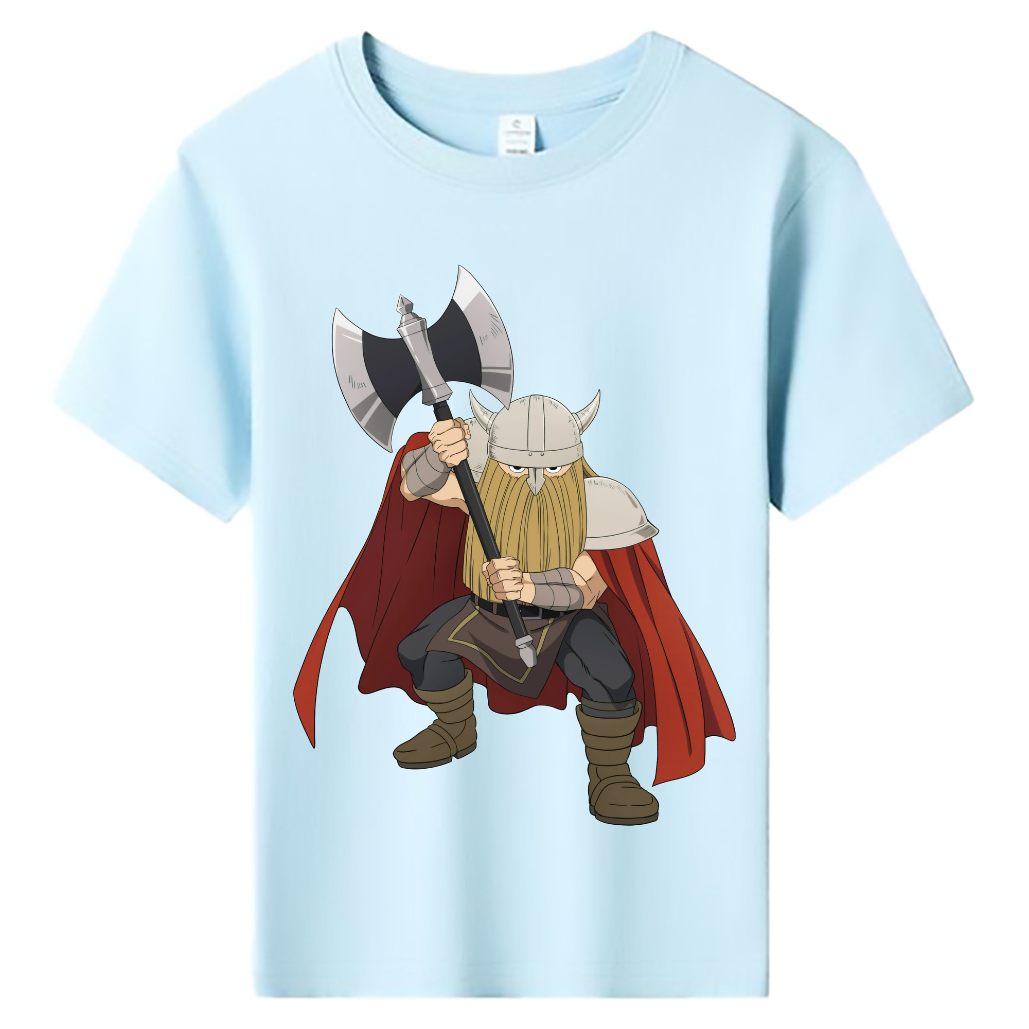 （画像用） 葬送のフリーレン Frieren 綿100％キッズTシャツ（フロントプリント）